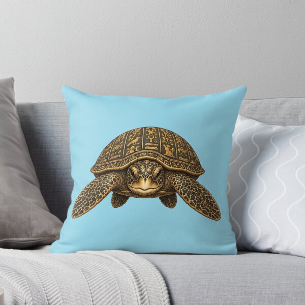 Item preview, Ancient Symbol Sea Turtle | Ocean Ancient Egypt Art Collection designed and sold by Zaru Art Studio.