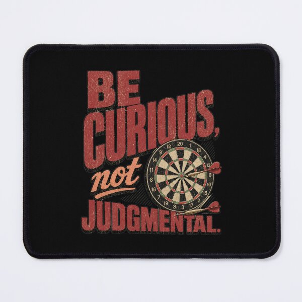 Item preview, Be curious, not judgmental, Retro style designed and sold by Olena Du.