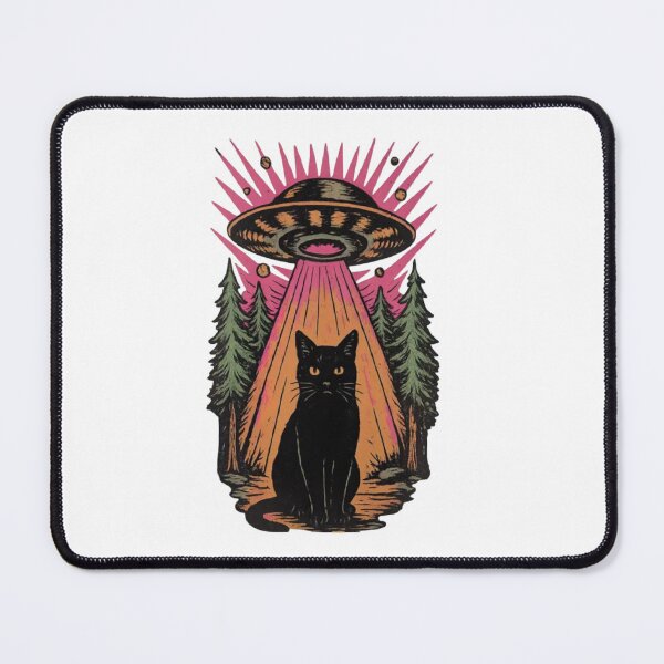 Item preview, Black Cat UFO Alien Abduction designed and sold by Gbriel3.