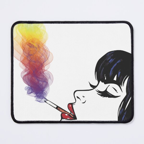 Item preview, Woman girl Smoking Wall Art, Pop Art Prints, Smoking Decor Retro, Vintage Themed Home, College Room Wall Decor designed and sold by Moroccobazar.