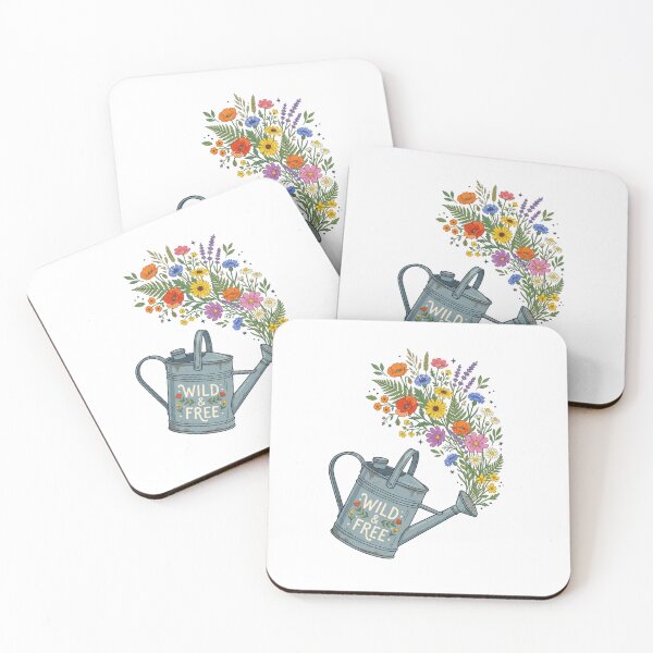 Item preview, Wild and Free Tin Can with Flowers designed and sold by dreamkaistudios.