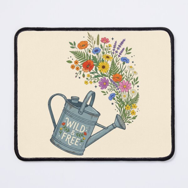 Item preview, Wild and Free Tin Can with Flowers designed and sold by dreamkaistudios.