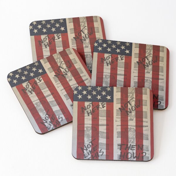 Item preview, Protesting Wrong with Flag designed and sold by Janice Taitel .