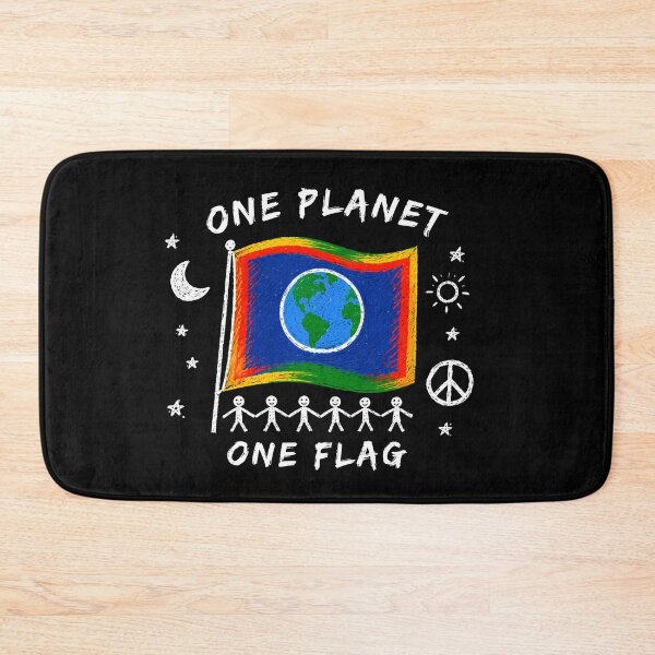 Item preview, One Planet One Flag designed and sold by FEBRICAST.