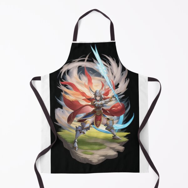 Item preview, Fantasy - Female Warrior Character, Anime-style Fantasy Illustration designed and sold by AnimeShin.