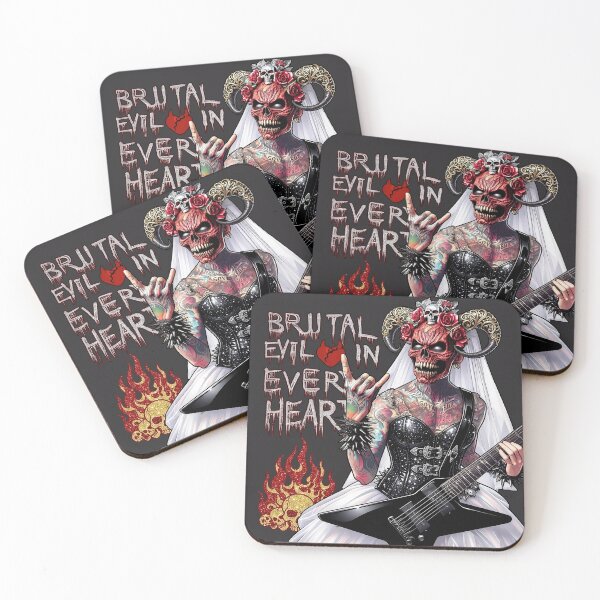 Item preview, Brutal Evil Bride Guitar Corset designed and sold by Voodoo Store Paranormal Collections.