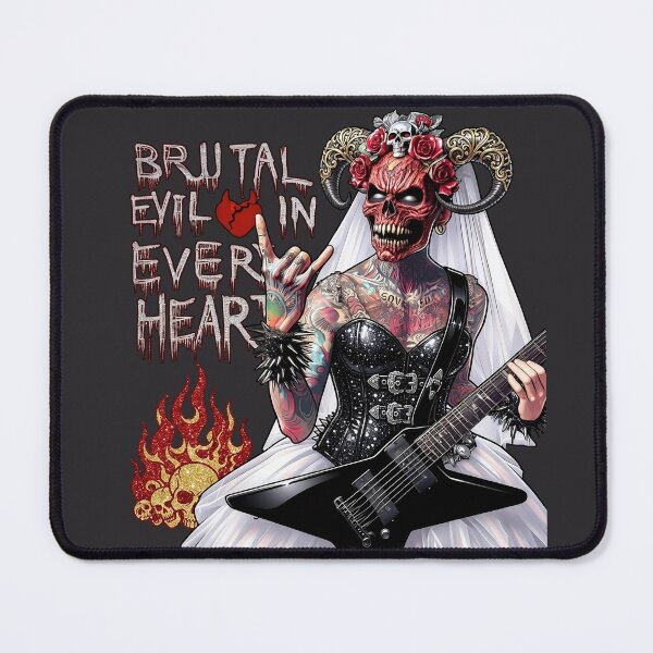 Item preview, Brutal Evil Bride Guitar Corset designed and sold by Voodoo Store Paranormal Collections.