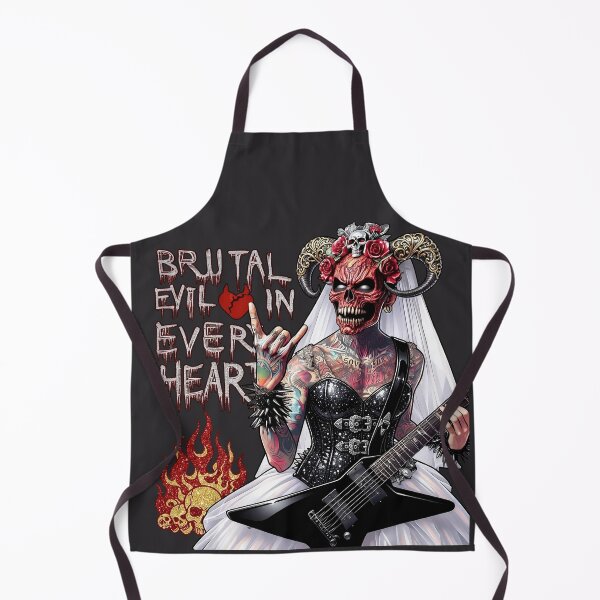 Item preview, Brutal Evil Bride Guitar Corset designed and sold by Voodoo Store Paranormal Collections.