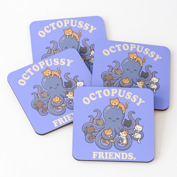 Item preview, Cute Octopus And Cats Marine Pet Humor designed and sold by Amir Faysal.