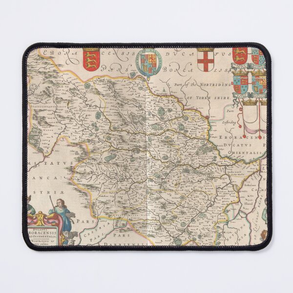 Item preview, Historic Map of the West Riding of Yorkshire 1667 designed and sold by OnHeathAndMoor.