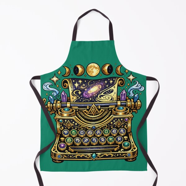 Item preview, Cosmic Zodiac Typewriter | Astrology Writer | Vintage Horoscope Fantasy designed and sold by irfanshikh.