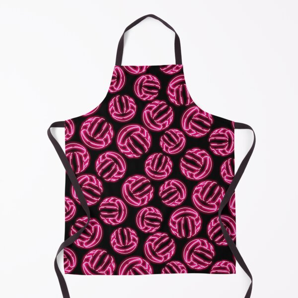 Item preview, Pink neon glow line art sketch volleyballs designed and sold by katzdzynes.
