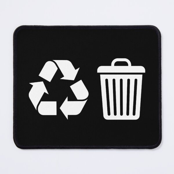 Item preview, Recycle Symbol and Trash Can Eco Friendly Minimalist Vector designed and sold by raedattia.