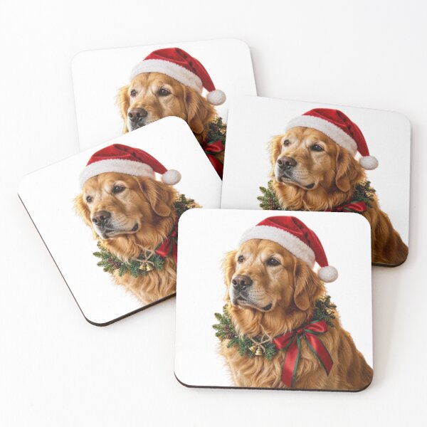 Item preview, Golden Retriever Christmas designed and sold by TodeNina.