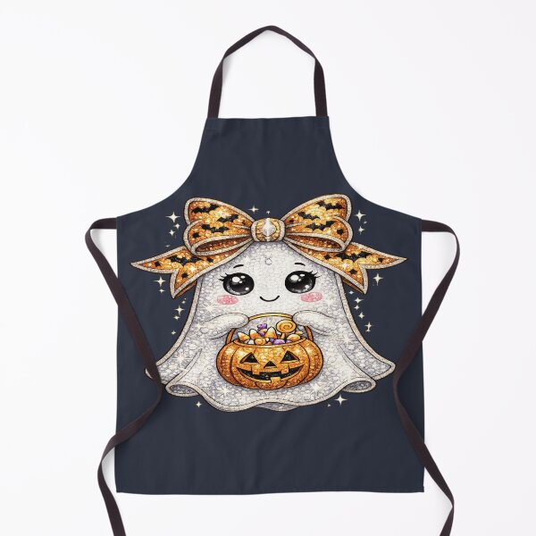 Item preview, Cute Halloween Ghost for Bow Lovers designed and sold by POD DYNASTY | Original Print On Demand T-Shirt Graphics.