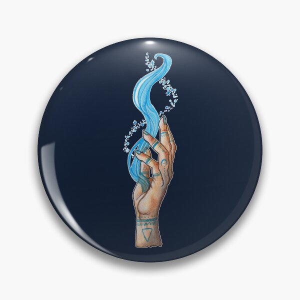 Item preview, Water Element Hand Celestial Witch Magic Zodiac Art designed and sold by esmavart.