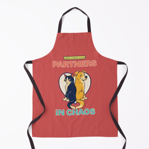 Item preview, Partners in Chaos — Cat and Dog Best Friends designed and sold by Miauau Studio.