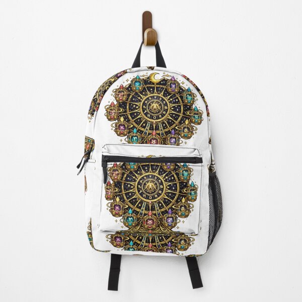 Item preview, Celestial Zodiac Ferris Wheel | Cosmic Astrology Fantasy designed and sold by irfanshikh.