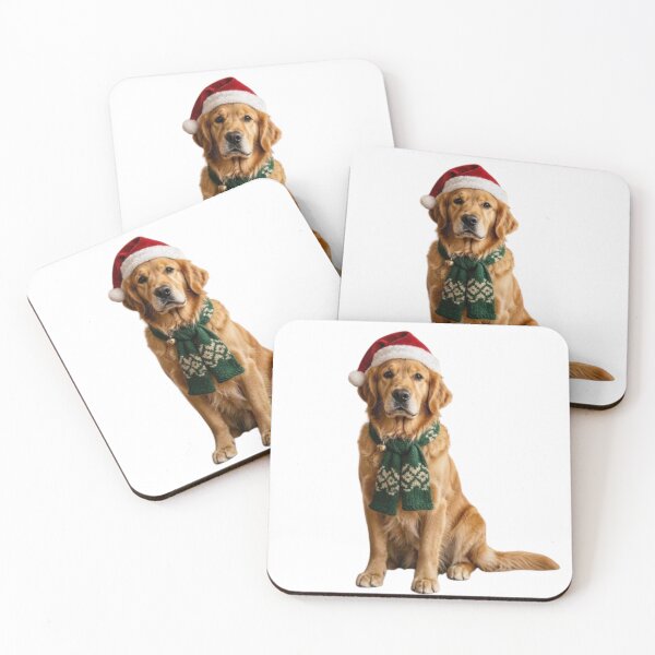Item preview, Golden Retriever Christmas designed and sold by TodeNina.