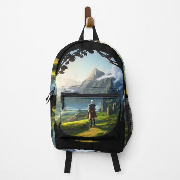 Item preview, Fantasy - Medieval Fantasy Landscape, Contemplative and Grand Scene designed and sold by AnimeShin.