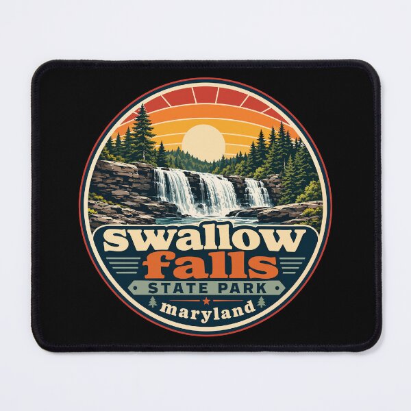Item preview, Swallow Falls State Park Retro Maryland designed and sold by TomFrontierArt.
