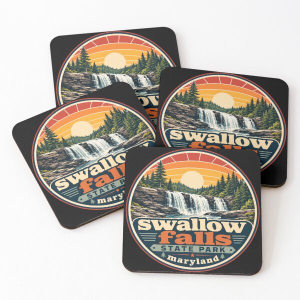 Item preview, Swallow Falls State Park Retro Maryland designed and sold by TomFrontierArt.