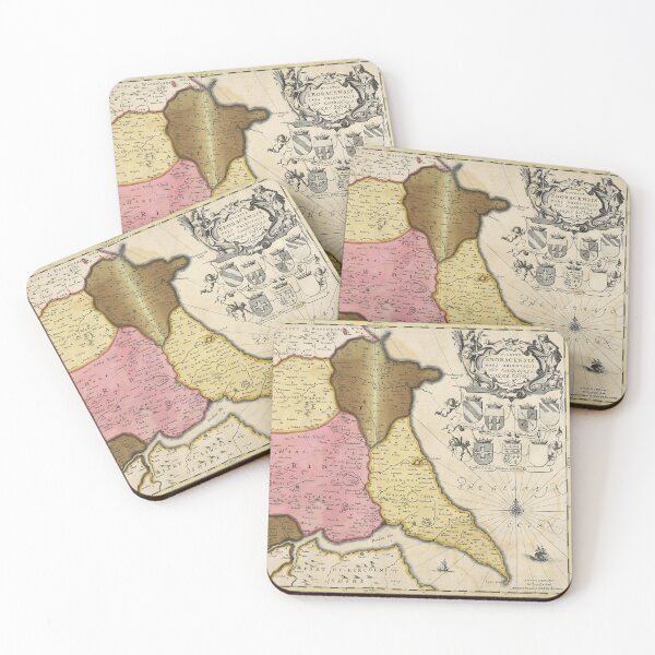 Item preview, Historic 1700 Map of the East Riding of Yorkshire designed and sold by OnHeathAndMoor.