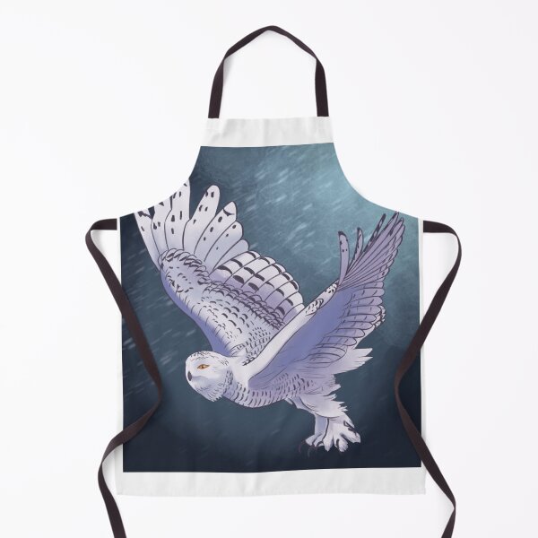 Item preview, Snowy Owl in Flight designed and sold by Black-OniOns.