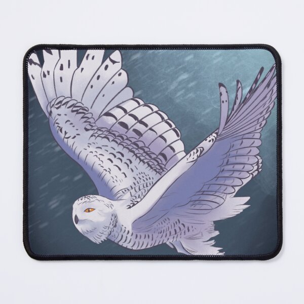 Item preview, Snowy Owl in Flight designed and sold by Black-OniOns.