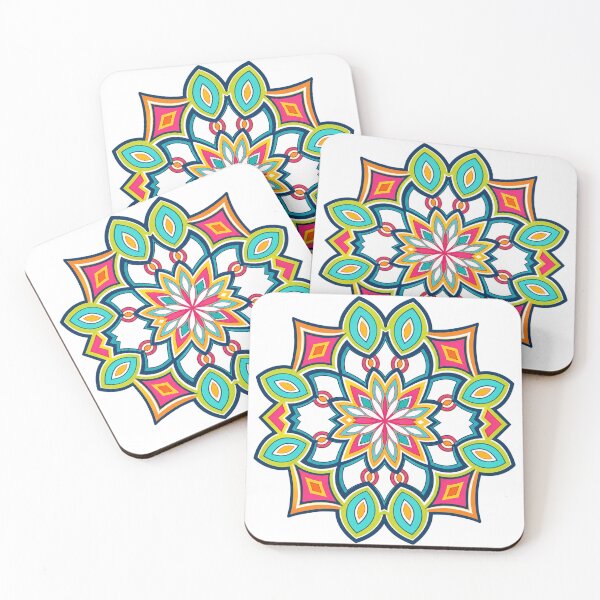 Item preview, Festive Mandala Flower designed and sold by Dancingrabbit Studio.