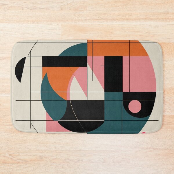 Item preview, Mid Century Modern Bauhaus Wall Art | Geometric Abstract Shapes | Minimalist Graphic Design designed and sold by semenol.