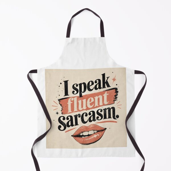Item preview, I Speak Fluent Sarcasm Vintage Lips Bold Typography Funny Quote designed and sold by Leogasup.