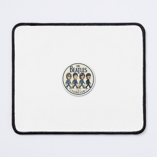 Item preview, The Beatles Abbey Road Vintage Cartoon Sticker - Classic Rock Band Art designed and sold by palette fox.