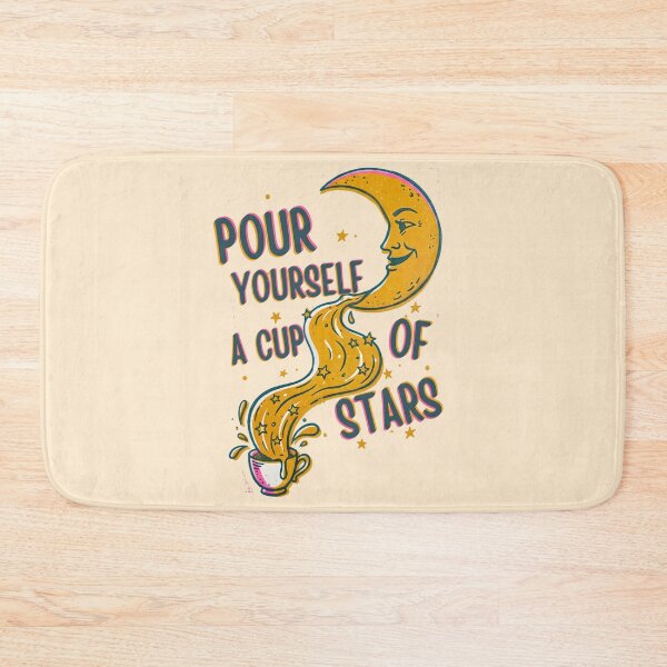 Item preview, Pour Yourself a Cup of Stars Cozy Art vintage Celestial Illustration designed and sold by DailyVines.