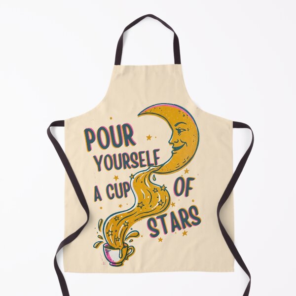 Item preview, Pour Yourself a Cup of Stars Cozy Art vintage Celestial Illustration designed and sold by DailyVines.