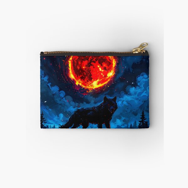 Item preview, Blood Moon Eclipse Silhouette - Celestial Night Sk designed and sold by nuwanari.