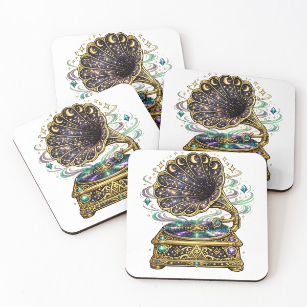 Item preview, Celestial Zodiac Gramophone | Cosmic Music Fantasy | Astrology designed and sold by irfanshikh.