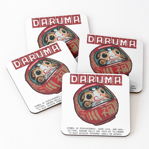 Item preview, Daruma symbol of good luck designed and sold by The Satori Studio.