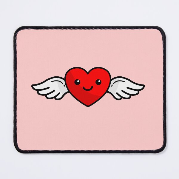 Item preview, Cute Kawaii Flying Heart With Wings Love designed and sold by chaaval.