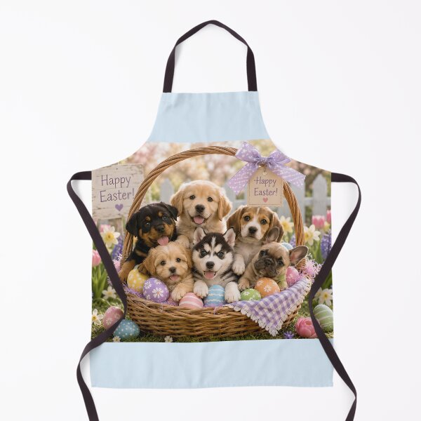 Item preview, Hoppy Easter, Little Pups designed and sold by Stubblejumper Artworks.