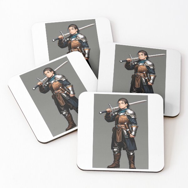 Item preview, Fantasy - Role-Playing Game Character, Medieval Hero in Armor designed and sold by AnimeShin.