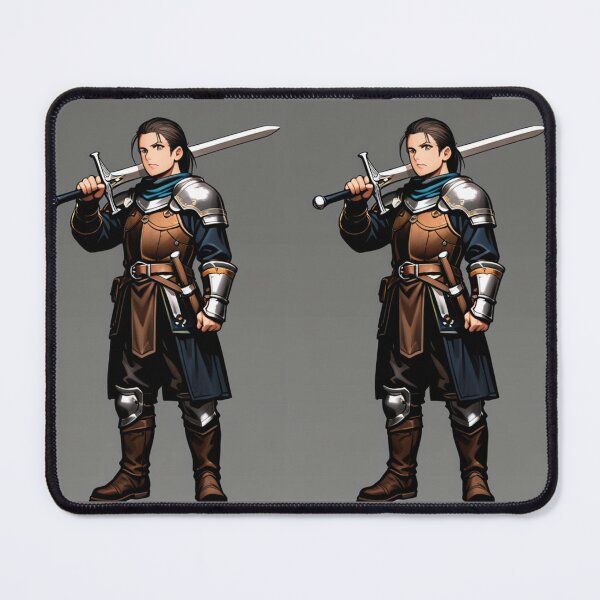 Item preview, Fantasy - Role-Playing Game Character, Medieval Hero in Armor designed and sold by AnimeShin.