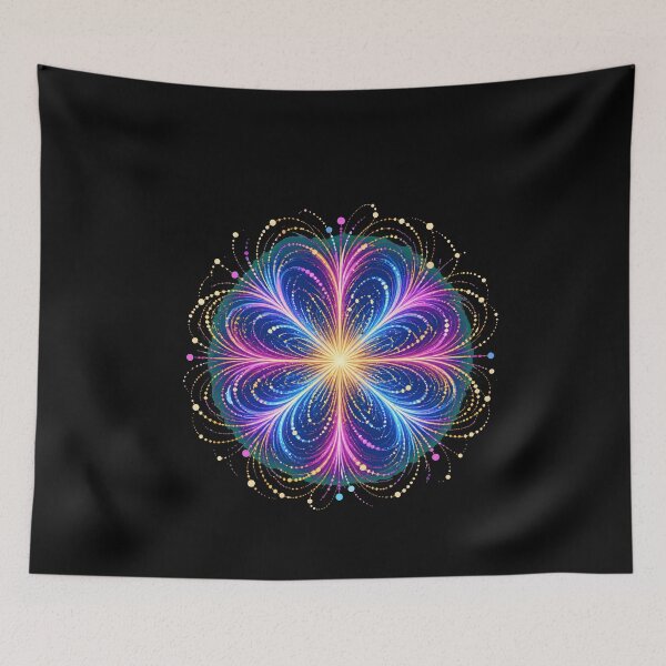 Item preview, Particle Collision Bloom Physics Event Art designed and sold by BoyleDesignShop.