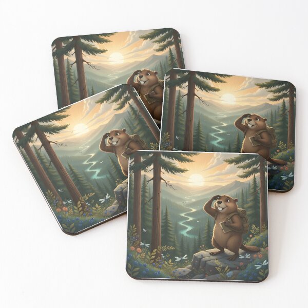 Item preview, Happy Beaver Adventures – A Friend Beyond the Cedars designed and sold by Clothes With Smiling Animals Walt Gral.