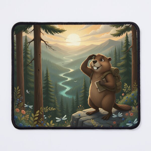 Item preview, Happy Beaver Adventures – A Friend Beyond the Cedars designed and sold by Clothes With Smiling Animals Walt Gral.