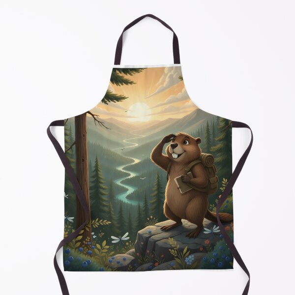 Item preview, Happy Beaver Adventures – A Friend Beyond the Cedars designed and sold by Clothes With Smiling Animals Walt Gral.