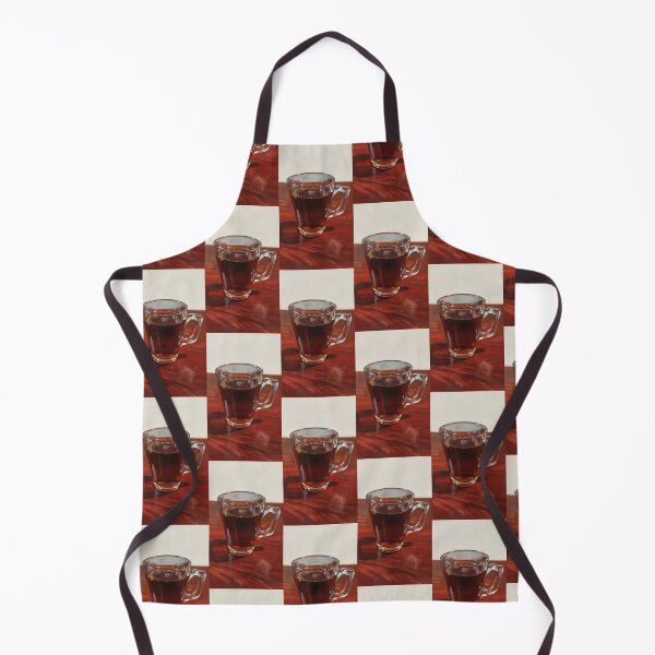 Item preview, Clear Glass Mug with Tea Oil Painting Art Print designed and sold by KaleChub.