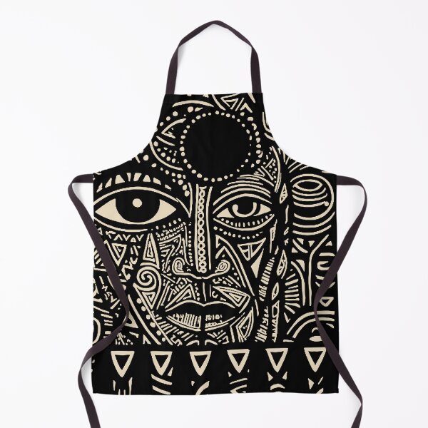 Item preview, Guardian Pick – Tribal Mask, Sacred Pick & Geometric Illustration designed and sold by twosoulsinc.