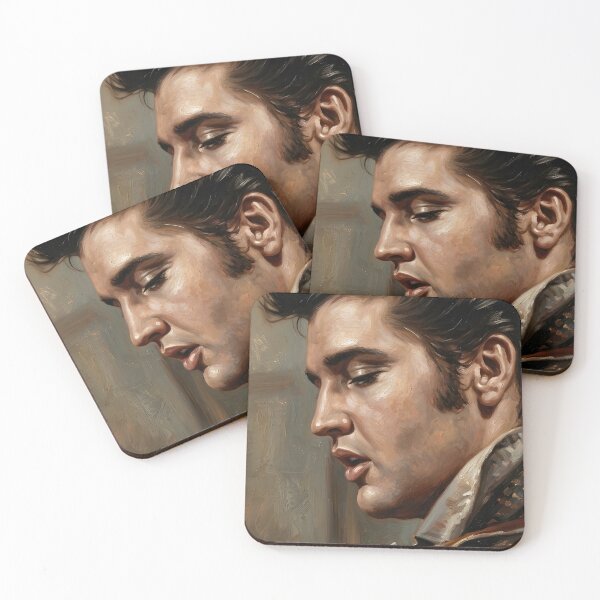 Item preview, Pintura al óleo de Elvis Presley designed and sold by maretsad.