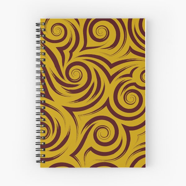 Item preview, Mustard Gold Tribal Swirl Wave Pattern designed and sold by ​Jyoti Digital Artist.